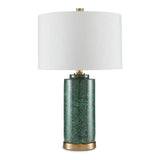 Green Brass St. Isaac Table Lamp Table Lamps LOOMLAN By Currey & Co