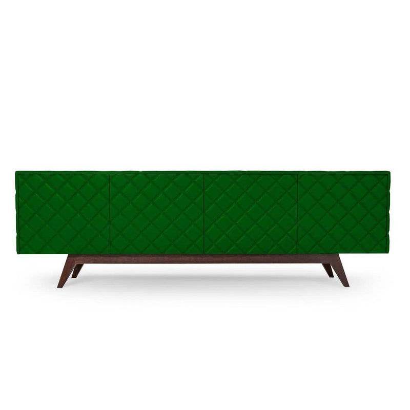 Green Diamond Wood Sideboard for Dining Room or TV Stand Sideboards LOOMLAN By Victor Betancourt