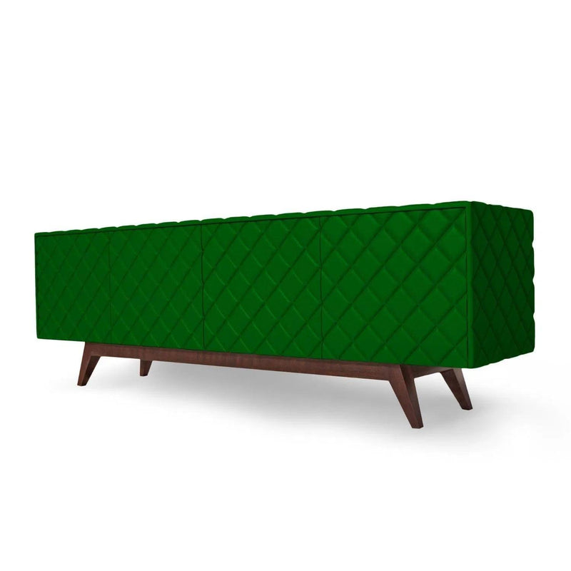 Green Diamond Wood Sideboard for Dining Room or TV Stand Sideboards LOOMLAN By Victor Betancourt