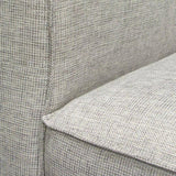 Grey -Beige Modular Sectional Sofa Slipper Chair In Barley Modular Components LOOMLAN By Diamond Sofa