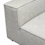 Grey -Beige Modular Sectional Sofa Slipper Chair In Barley Modular Components LOOMLAN By Diamond Sofa