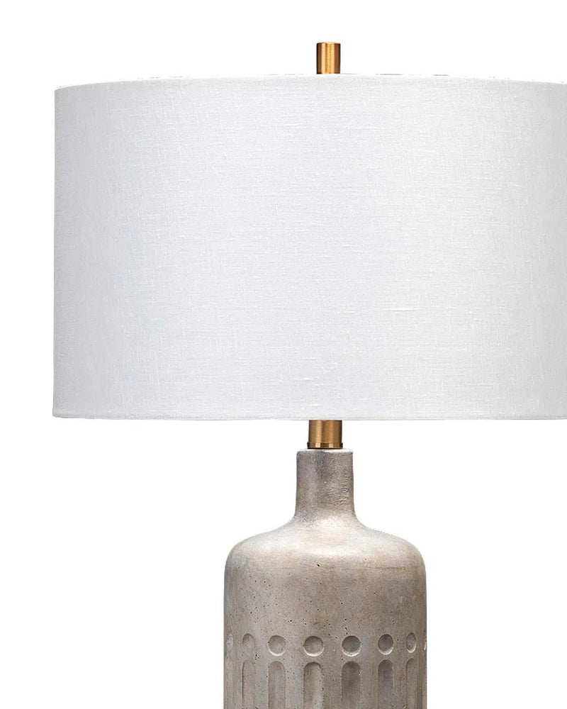 Grey Cement Annex Table Lamp Table Lamps LOOMLAN By Jamie Young