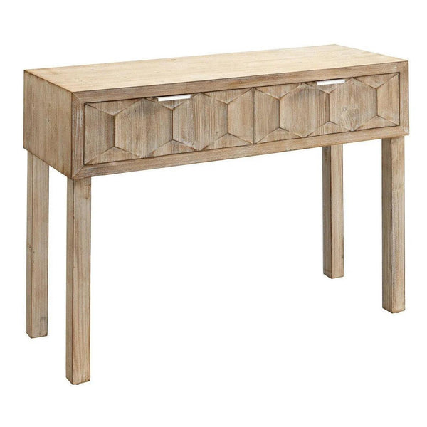 Grey Fir Wood Juniper Two Drawer Console Console Tables LOOMLAN By Jamie Young