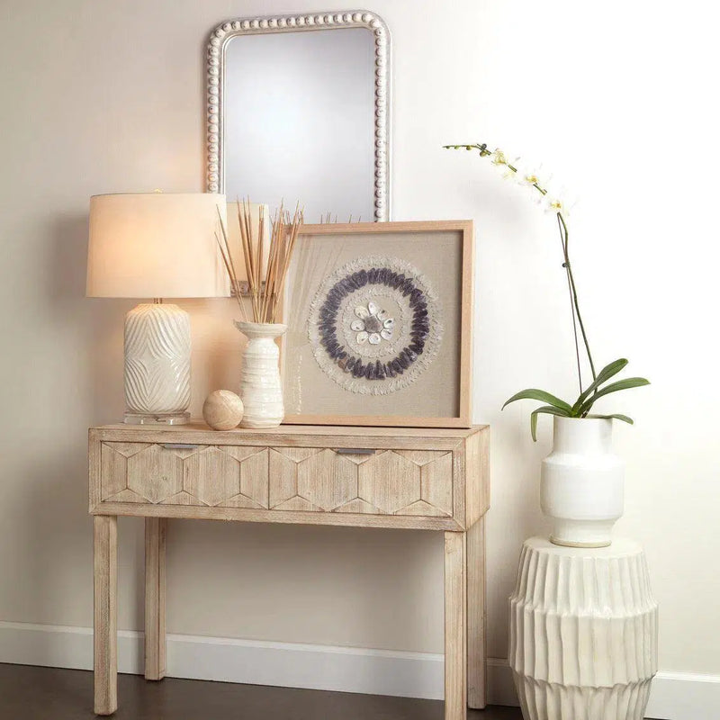 Grey Fir Wood Juniper Two Drawer Console Console Tables LOOMLAN By Jamie Young