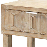 Grey Fir Wood Juniper Two Drawer Console Console Tables LOOMLAN By Jamie Young