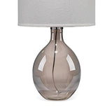 Grey Glass Juliette Table Lamp Table Lamps LOOMLAN By Jamie Young