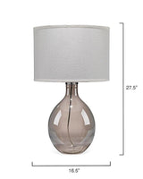 Grey Glass Juliette Table Lamp Table Lamps LOOMLAN By Jamie Young