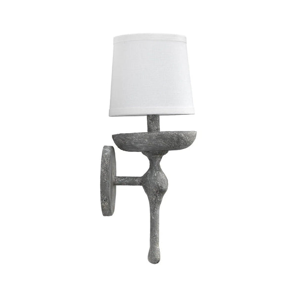 Grey Plaster Concord Wall Sconce Wall Sconces LOOMLAN By Jamie Young