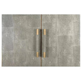 Grey Shagreen Retro Bar Tall Home Bar Cabinet on Stand Home Bar Cabinets LOOMLAN By Moe's Home