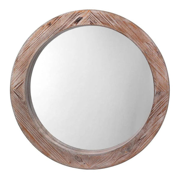 Grey Veneer Reclaimed Wall Mirror Wall Mirrors LOOMLAN By Jamie Young