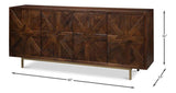 Griglia Four Door Sideboard Sideboards LOOMLAN By Sarreid