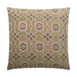 Gris Oyster Brown Throw Pillow With Insert Throw Pillows LOOMLAN By D.V. Kap