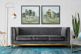 Grove II Artwork Framed Canvas With Floating Frame Artwork LOOMLAN By LOOMLAN