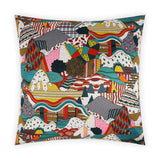 Gulliver Multi Color Throw Pillow With Insert Throw Pillows LOOMLAN By D.V. Kap