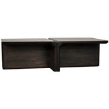 Hagen Coffee Table, Ebony Walnut Coffee Tables LOOMLAN By Noir