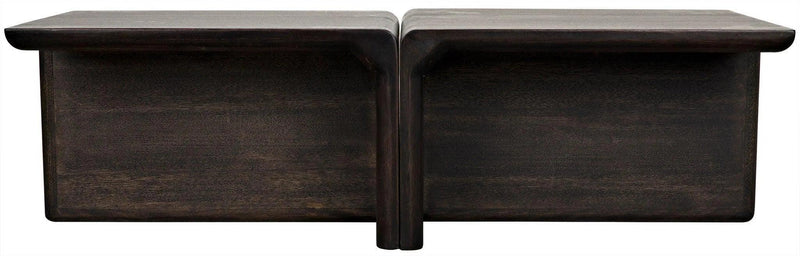 Hagen Coffee Table, Ebony Walnut Coffee Tables LOOMLAN By Noir