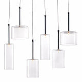 Hale Ceiling Lamp Clear Pendants LOOMLAN By Zuo Modern