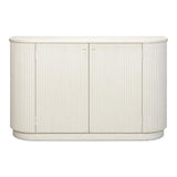 Halle Entrance Demilune Antique White Sideboard Sideboards LOOMLAN By Sarreid