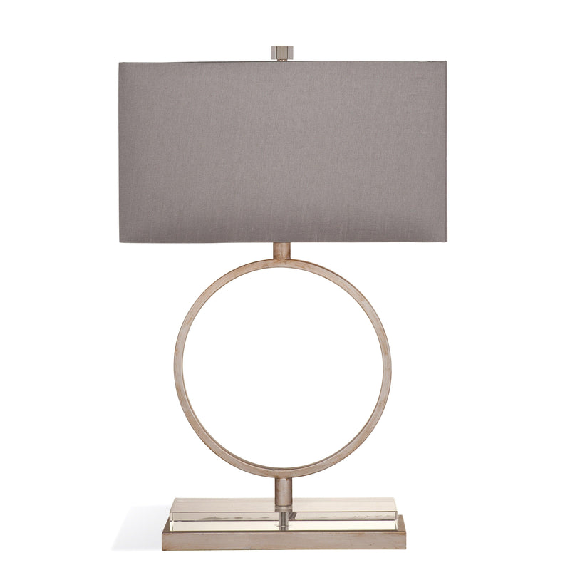Halle Metal Brown Table Lamp Table Lamps LOOMLAN By Bassett Mirror