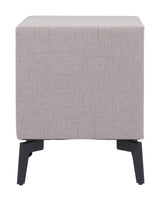 Halle Side Table Gray Side Tables LOOMLAN By Zuo Modern