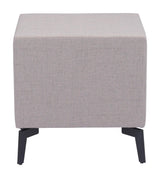 Halle Side Table Gray Side Tables LOOMLAN By Zuo Modern