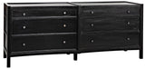 Hampton Wood Dreser With 6 Drawers Dressers LOOMLAN By Noir