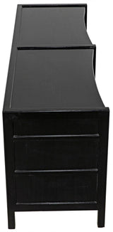 Hampton Wood Dreser With 6 Drawers Dressers LOOMLAN By Noir