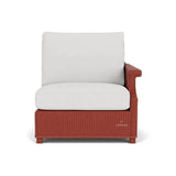 Hamptons Left Arm Sectional Unit All-Weather Outdoor Furniture Outdoor Modulars LOOMLAN By Lloyd Flanders