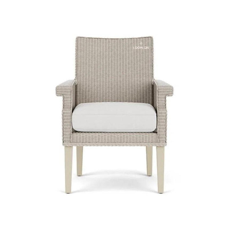 Hamptons Outdoor Furniture Wicker Dining Armchair Lloyd Flanders Outdoor Dining Chairs LOOMLAN By Lloyd Flanders