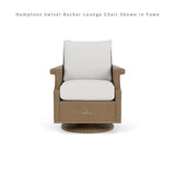 Hamptons Outdoor Furniture Wicker Swivel Rocker Lounge Chair Outdoor Lounge Chairs LOOMLAN By Lloyd Flanders