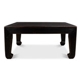 Handmade Square Coffee Table Black 39" Coffee Tables LOOMLAN By Sarreid