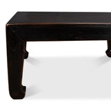 Handmade Square Coffee Table Black 39" Coffee Tables LOOMLAN By Sarreid