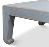 Handmade Square Coffee Table Blue 39" Coffee Tables LOOMLAN By Sarreid