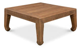 Handmade Square Coffee Table Natural 39" Coffee Tables LOOMLAN By Sarreid