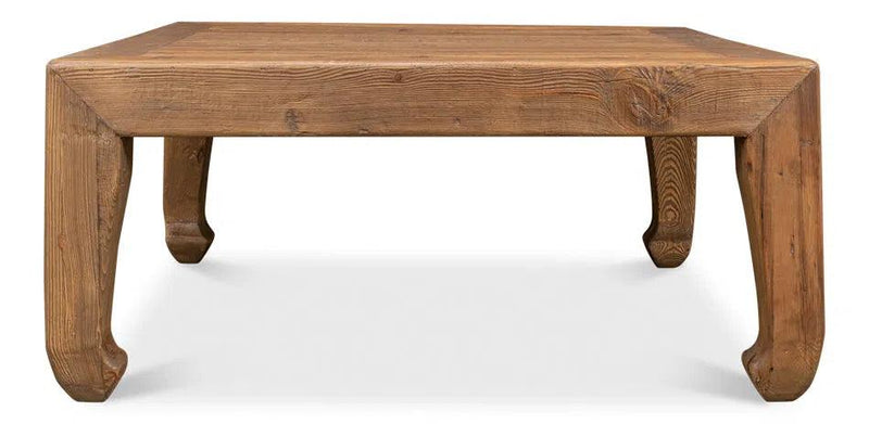 Handmade Square Coffee Table Natural 39" Coffee Tables LOOMLAN By Sarreid