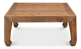 Handmade Square Coffee Table Natural 39" Coffee Tables LOOMLAN By Sarreid