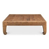 Handmade Square Coffee Table Natural 57" Coffee Tables LOOMLAN By Sarreid