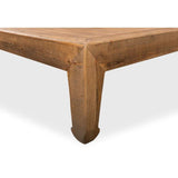 Handmade Square Coffee Table Natural 57" Coffee Tables LOOMLAN By Sarreid