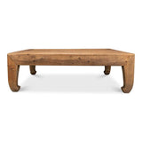 Handmade Square Coffee Table Natural 57" Coffee Tables LOOMLAN By Sarreid