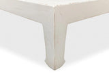 Handmade Square Coffee Table White 57" Coffee Tables LOOMLAN By Sarreid