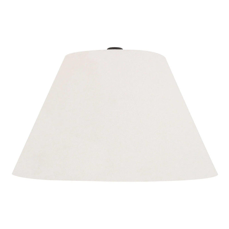 Hanna Mango Wood and Textured Cotton Black Table Lamp Table Lamps LOOMLAN By Moe's Home