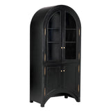 Haring Hutch Curio Buffet Cabinet Buffets & Curios LOOMLAN By Noir