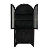 Haring Hutch Curio Buffet Cabinet Buffets & Curios LOOMLAN By Noir