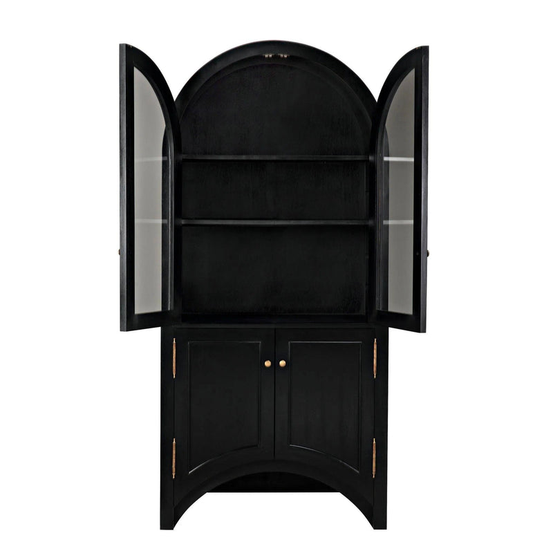 Haring Hutch Curio Buffet Cabinet Buffets & Curios LOOMLAN By Noir