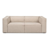 Harland Sofa Beige Linen Upholstery Sofas & Loveseats LOOMLAN By Sarreid