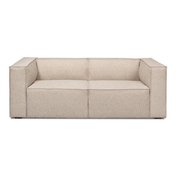 Harland Sofa Beige Linen Upholstery Sofas & Loveseats LOOMLAN By Sarreid