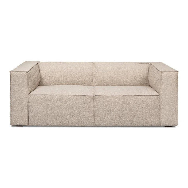 Harland Sofa Beige Linen Upholstery Sofas & Loveseats LOOMLAN By Sarreid