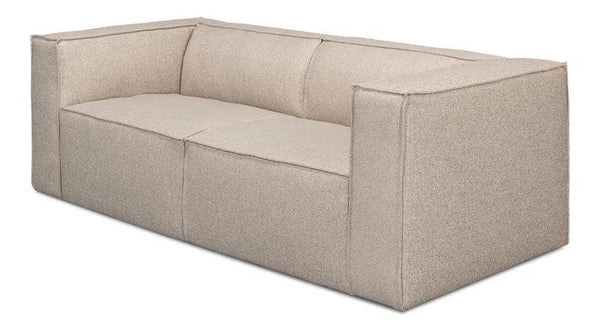 Harland Sofa Beige Linen Upholstery Sofas & Loveseats LOOMLAN By Sarreid