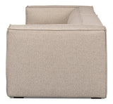 Harland Sofa Beige Linen Upholstery Sofas & Loveseats LOOMLAN By Sarreid