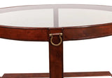 Harness Round Coffee Table Coffee Tables LOOMLAN By Sarreid